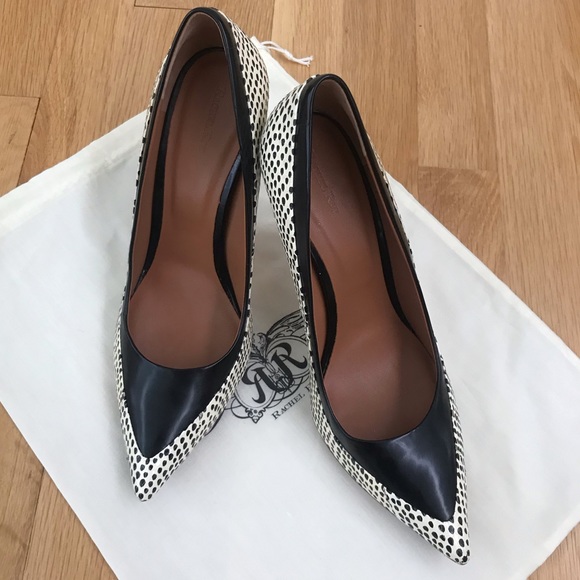 RACHEL ROY Stiletto Heels  black & cream - Picture 8 of 11